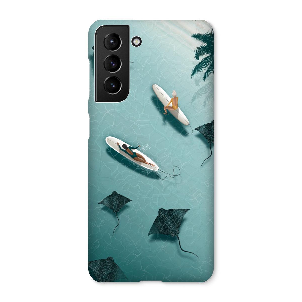 Slim Dancing with Rays Phone Case