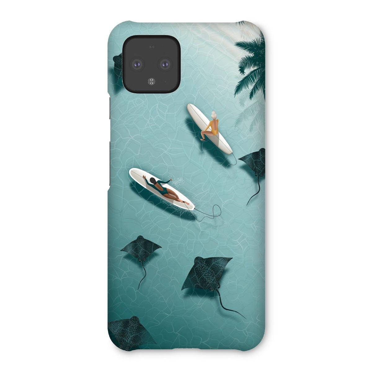 Slim Dancing with Rays Phone Case