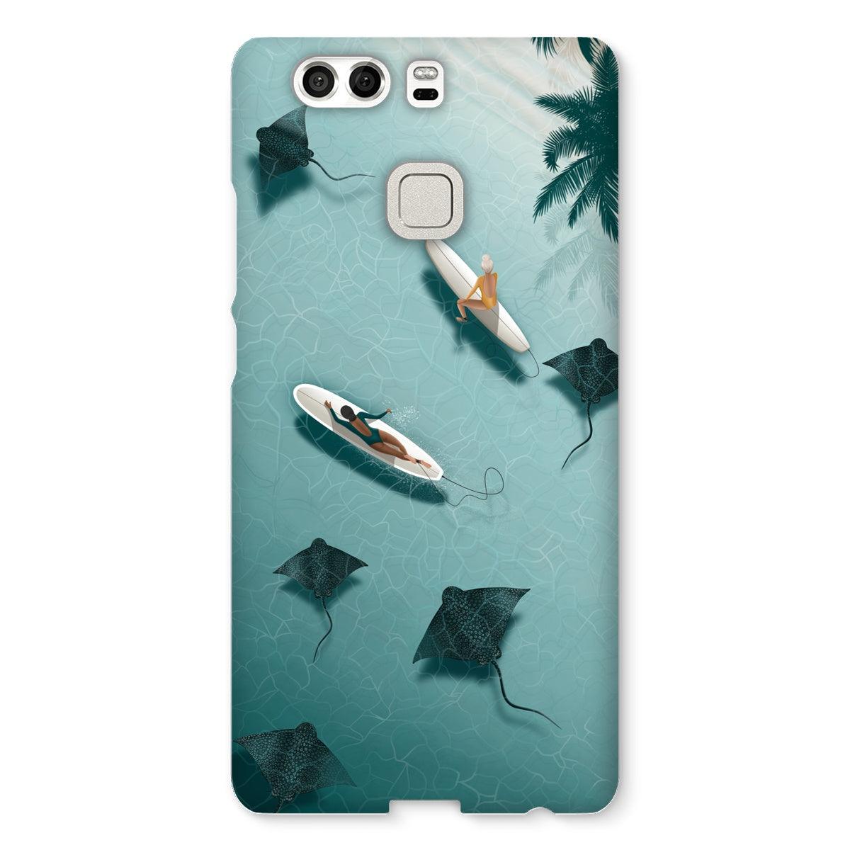 Slim Dancing with Rays Phone Case