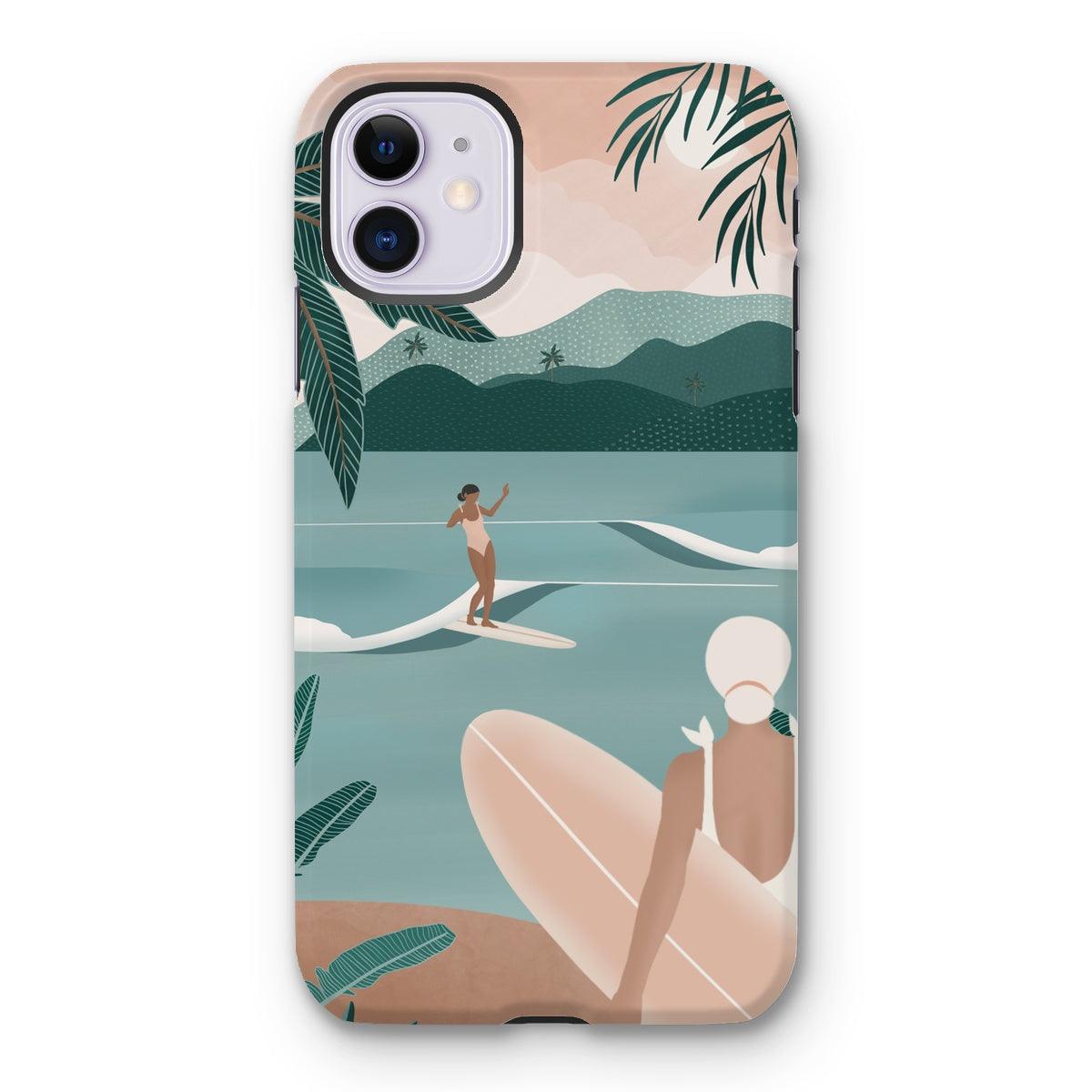 Surfers' heaven reinforced phone case