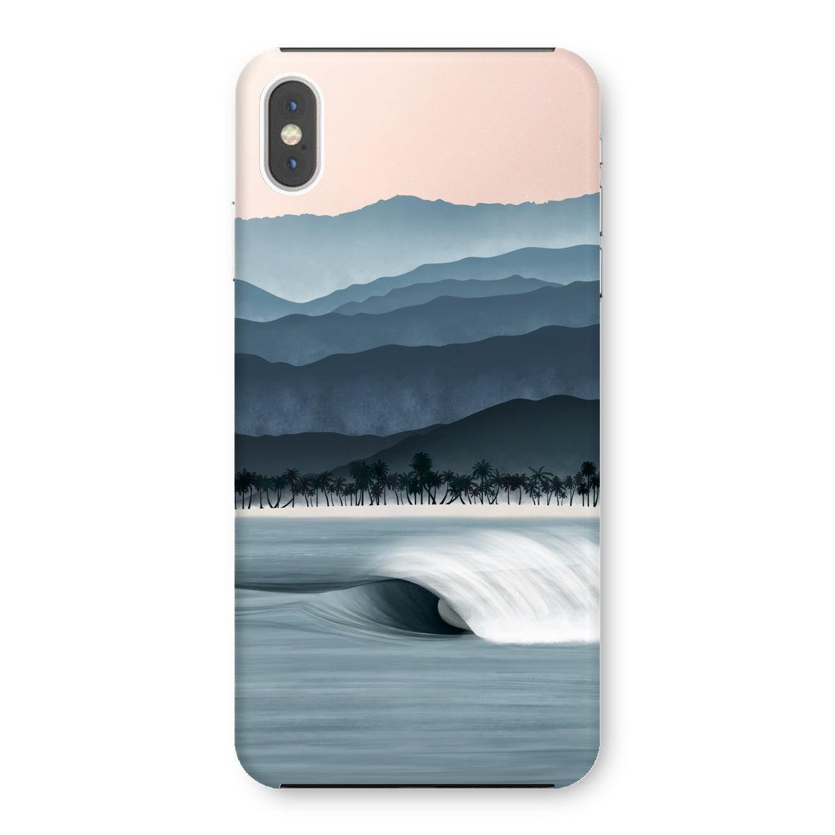 Funda fina para móvil Entre el océano y las montañas