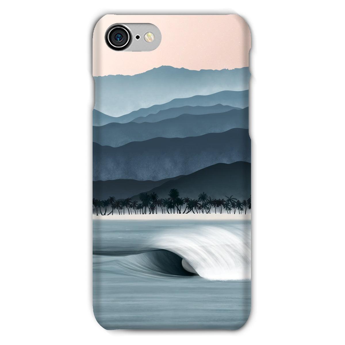 Funda fina para móvil Entre el océano y las montañas