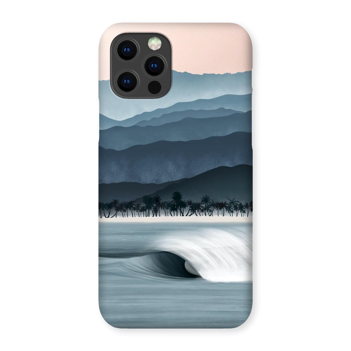 Funda fina para móvil Entre el océano y las montañas