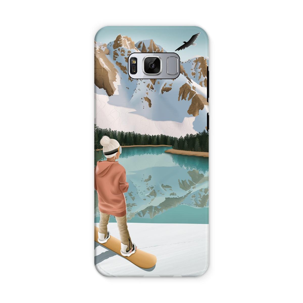 Between lake & mountains reinforced phone case