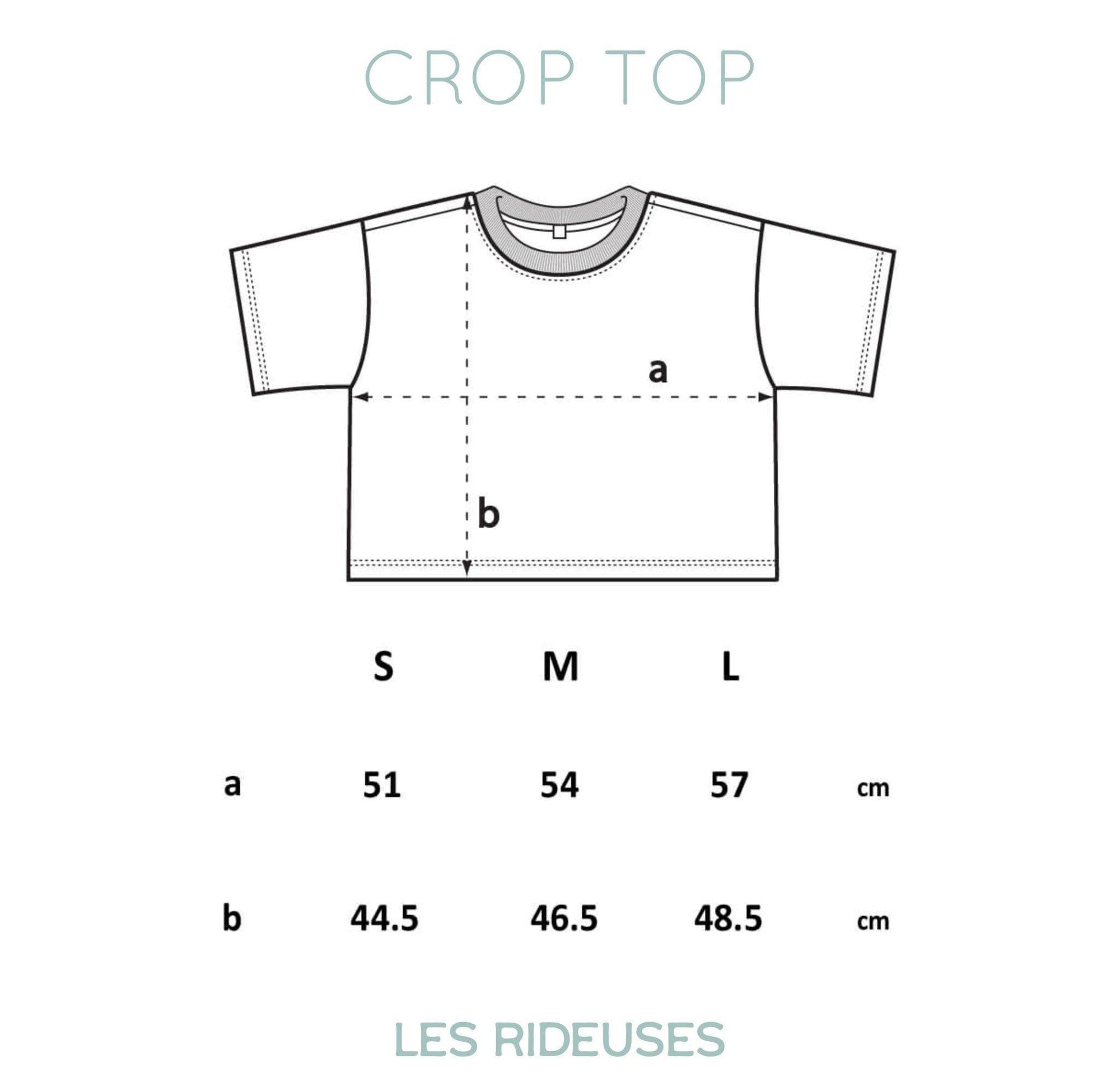 Crop top Rideuse vert - Les Rideuses