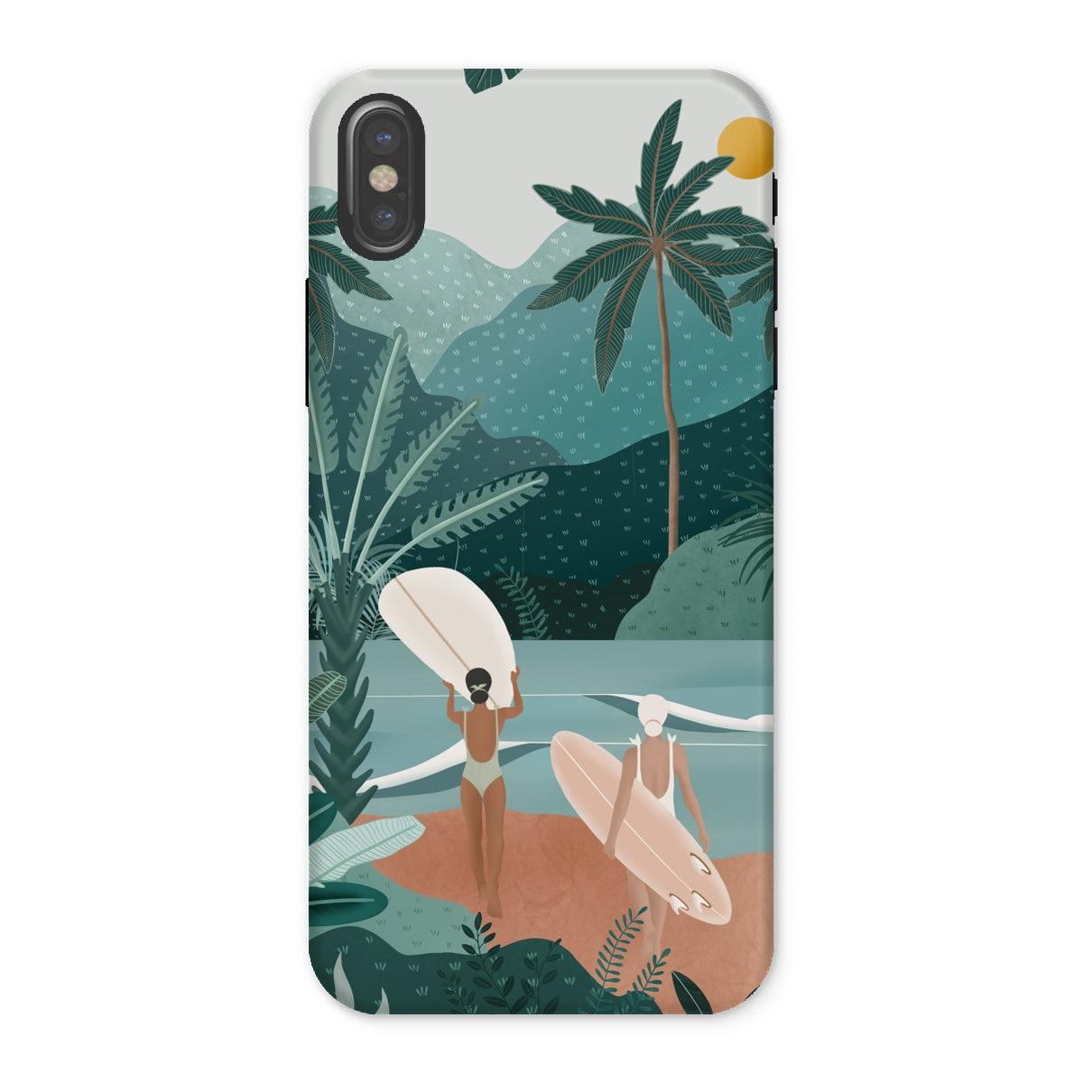 Funda para móvil reforzada Jungle vibes sea