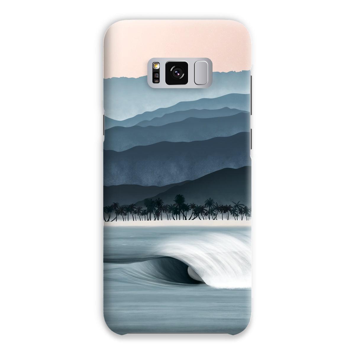 Funda fina para móvil Entre el océano y las montañas