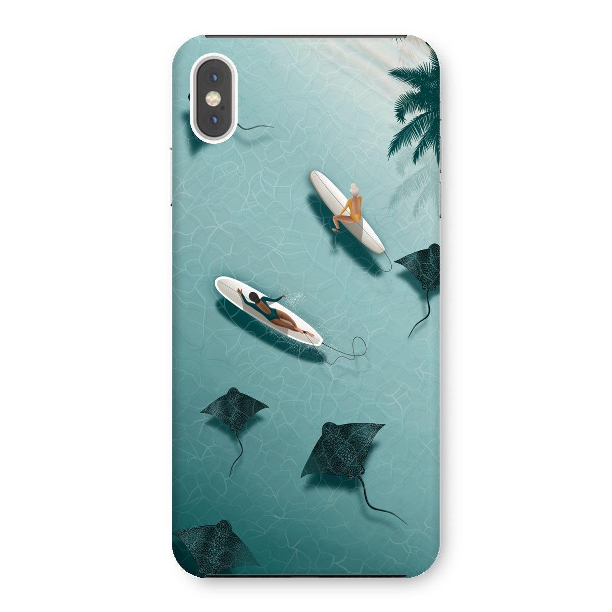 Slim Dancing with Rays Phone Case