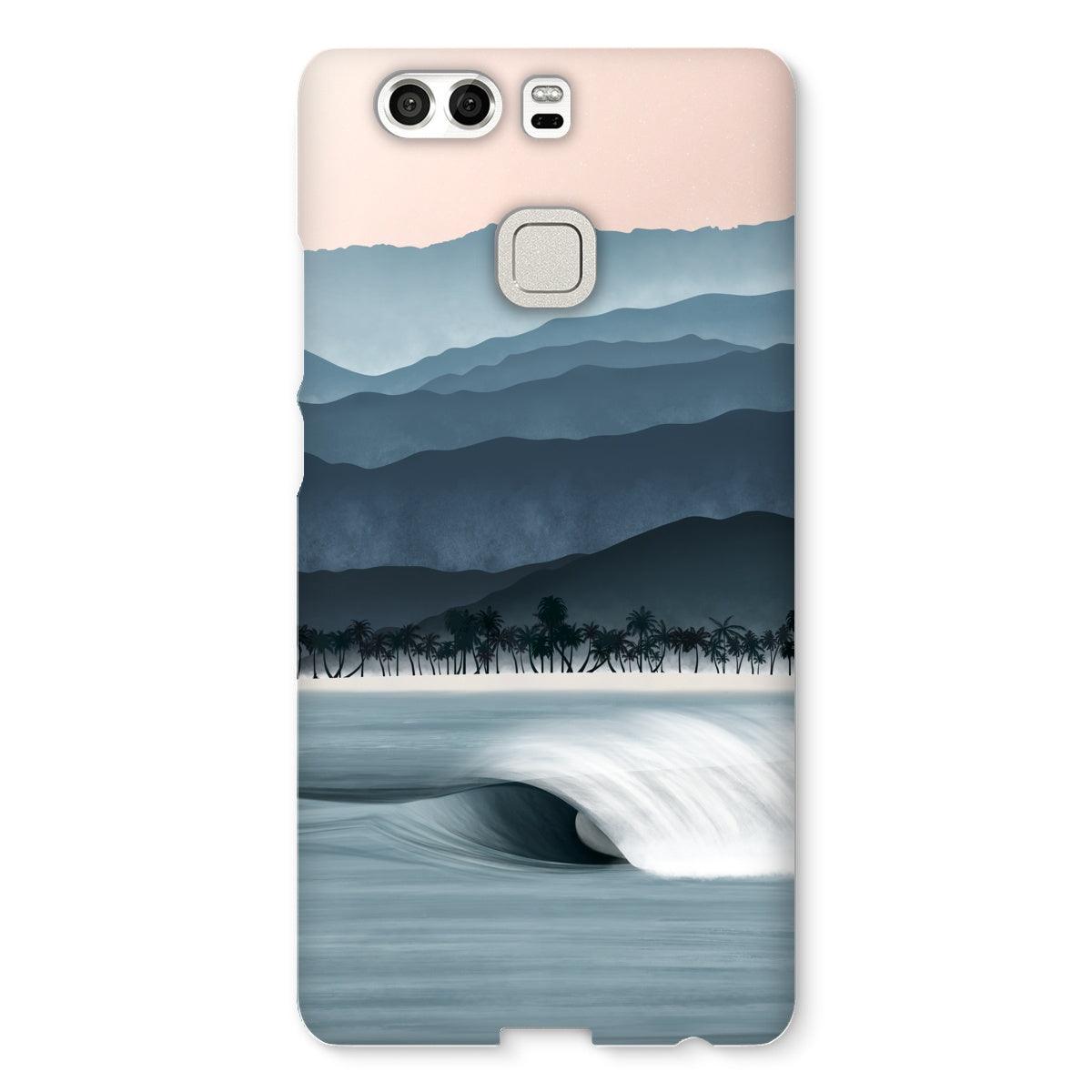 Funda fina para móvil Entre el océano y las montañas