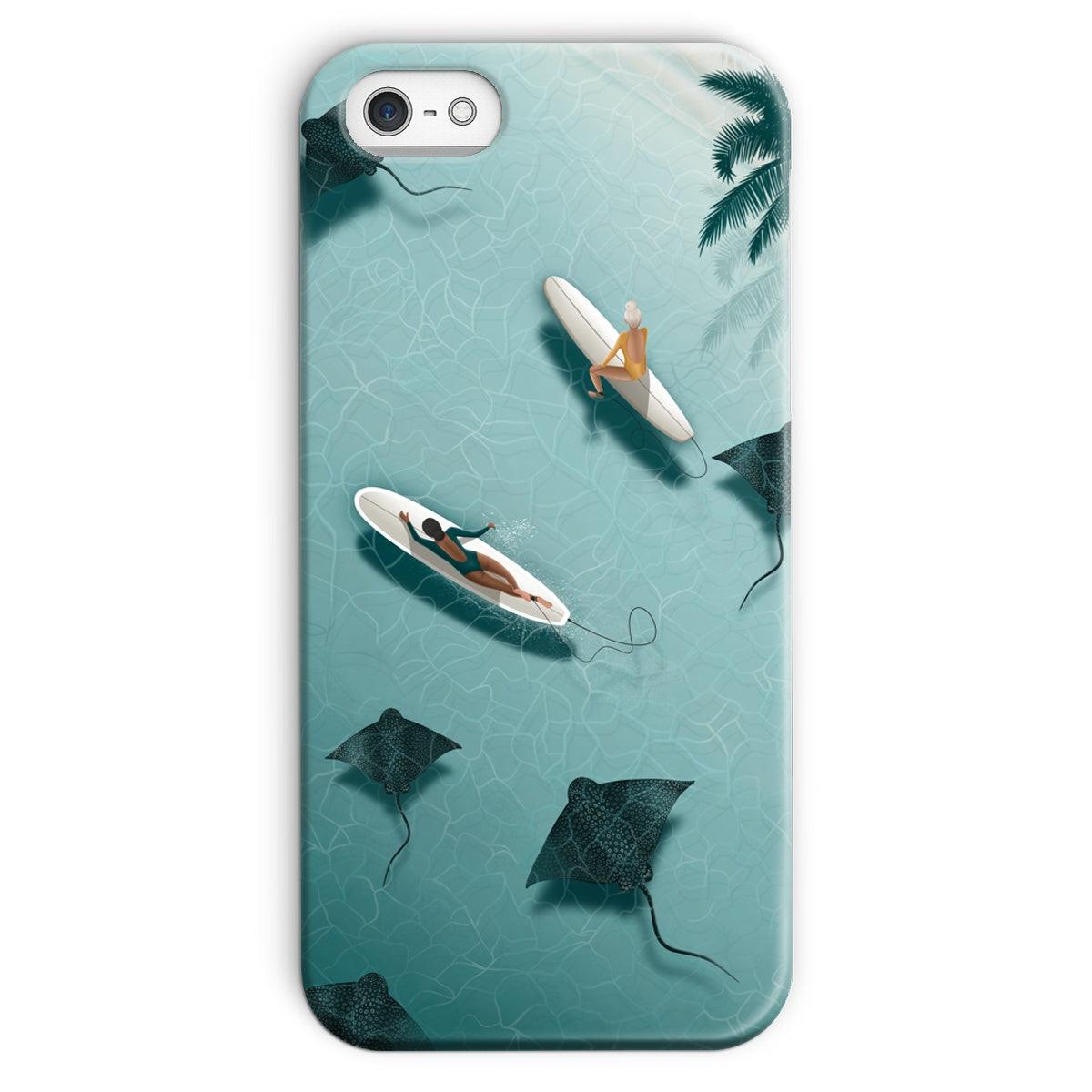 Slim Dancing with Rays Phone Case