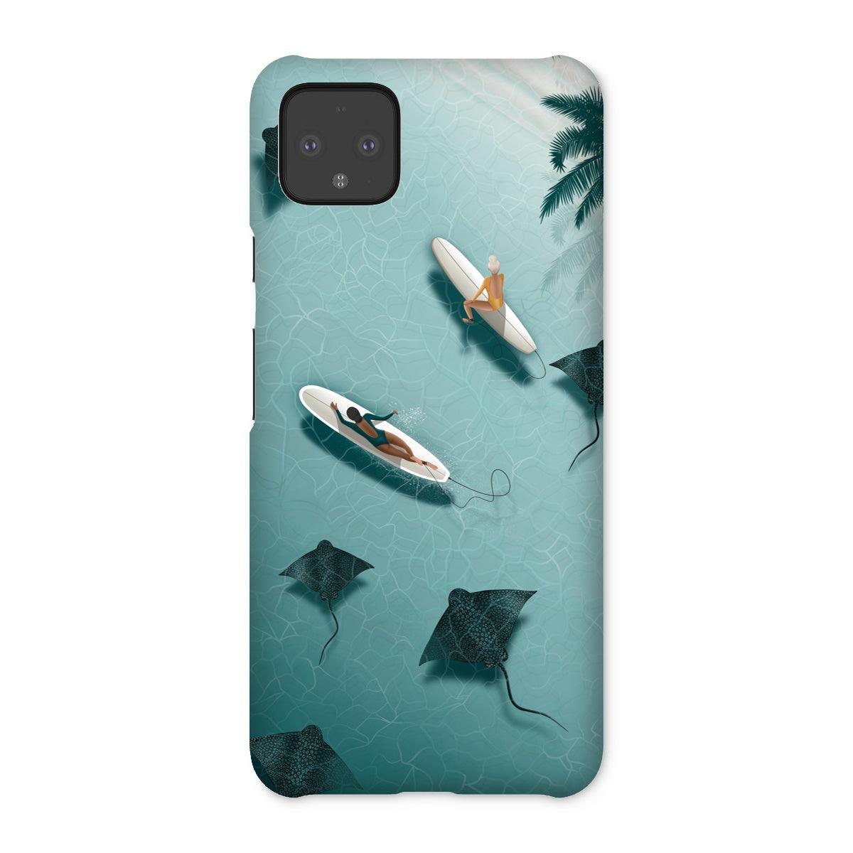 Slim Dancing with Rays Phone Case