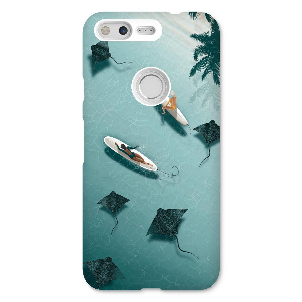 Slim Dancing with Rays Phone Case