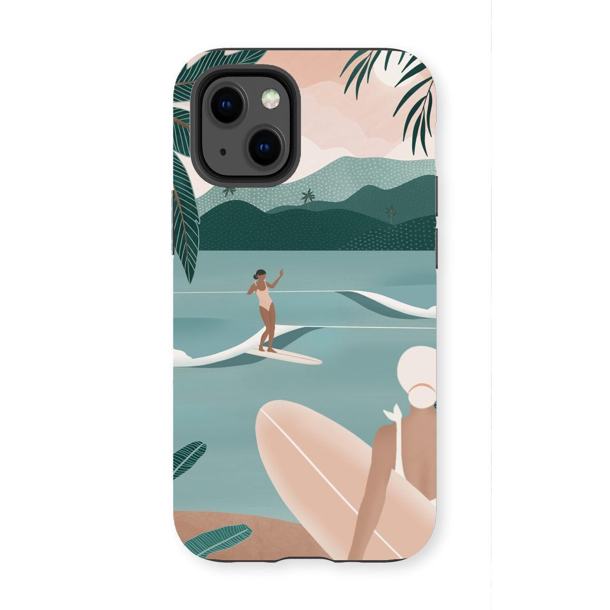 Surfers' heaven reinforced phone case