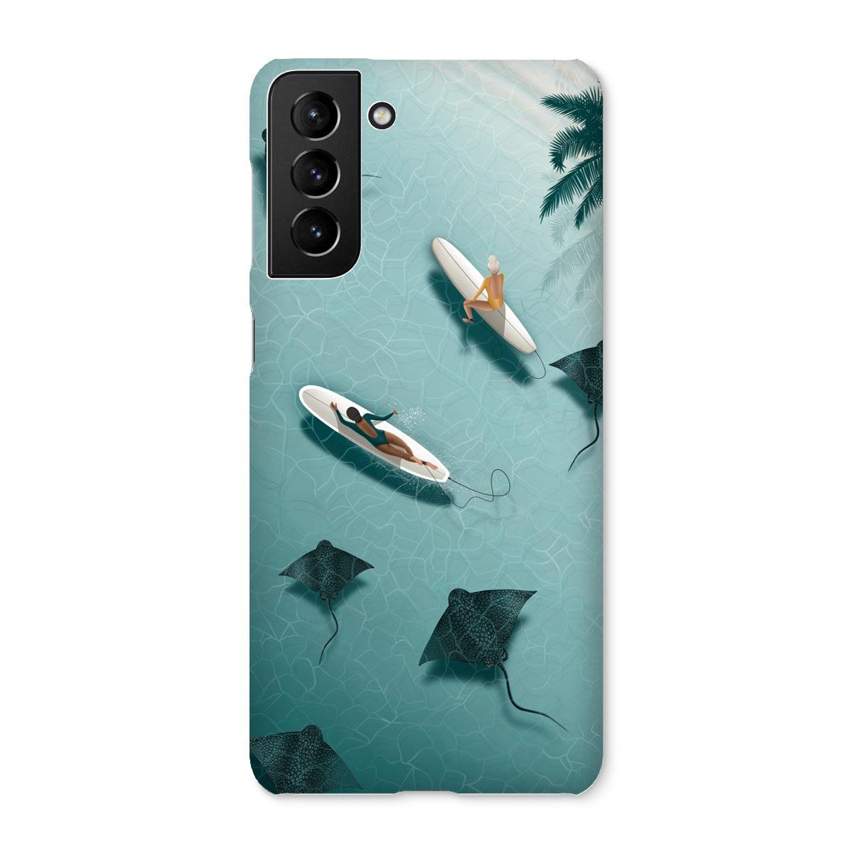 Slim Dancing with Rays Phone Case
