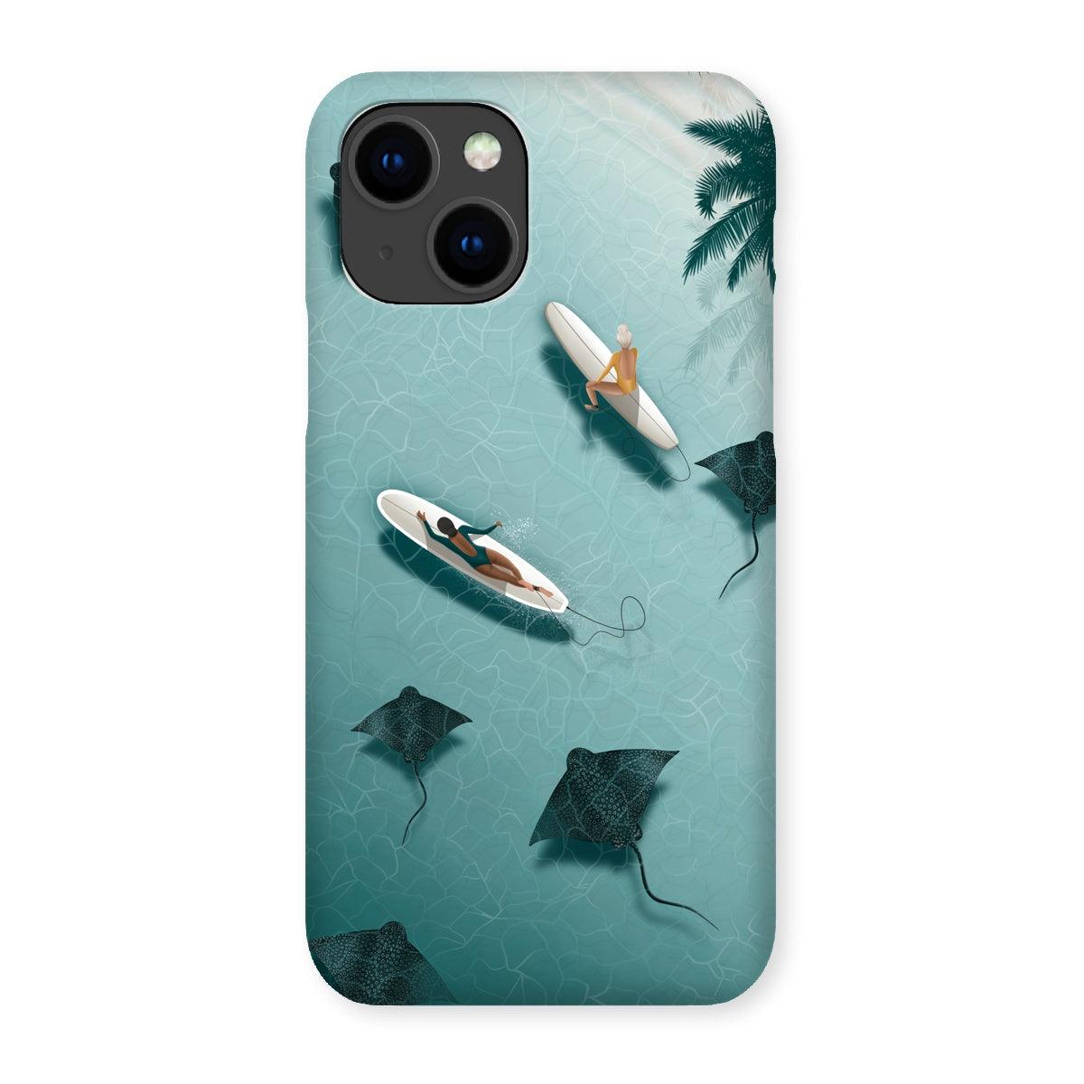 Slim Dancing with Rays Phone Case