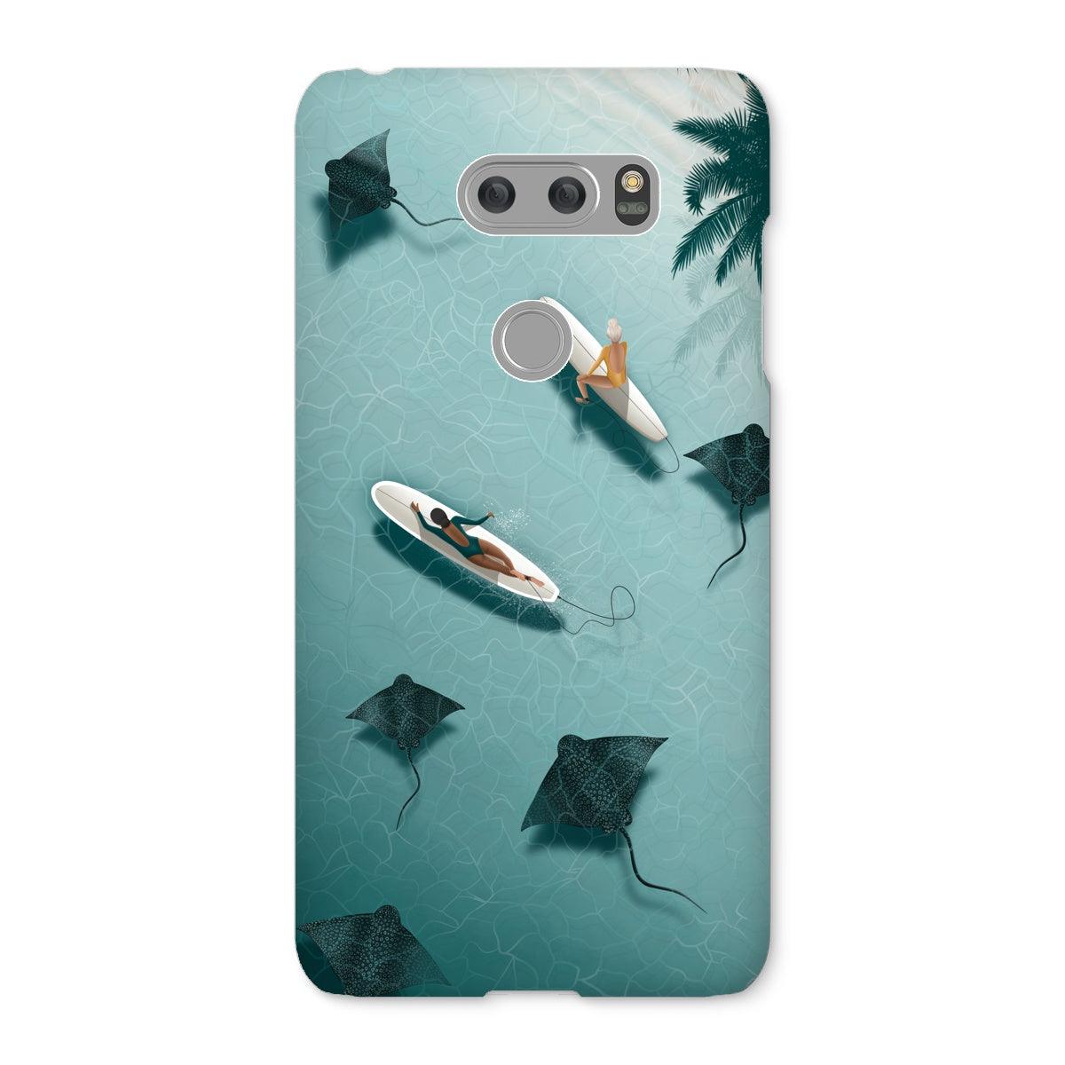Slim Dancing with Rays Phone Case
