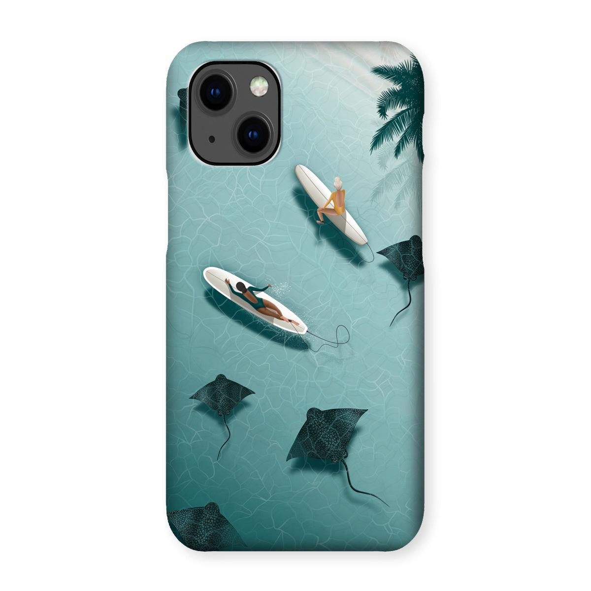 Slim Dancing with Rays Phone Case