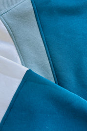 Précommande - Sweat-shirt court 90´s vert canard/sauge/écru - Délais: 2 à 3 semaines