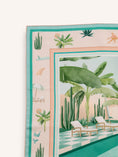 Cargar la imagen en la vista de la galería, Foulard en soie Tropical vibes
