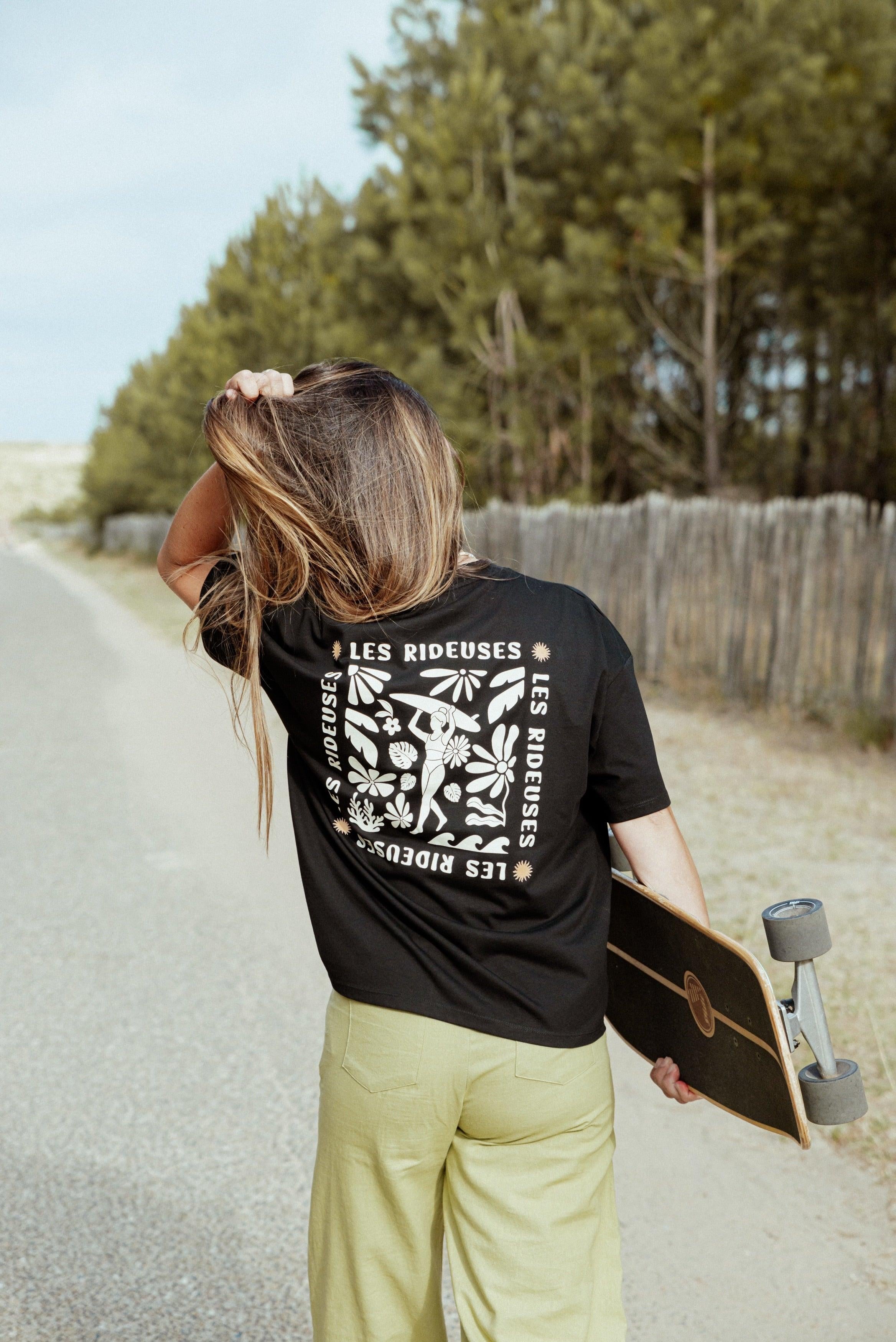 T-shirt oversize Endless summer noir