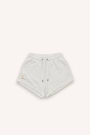 Short French terry écru