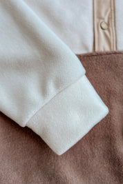 Veste polaire écru et cappuccino / Exemplaire unique