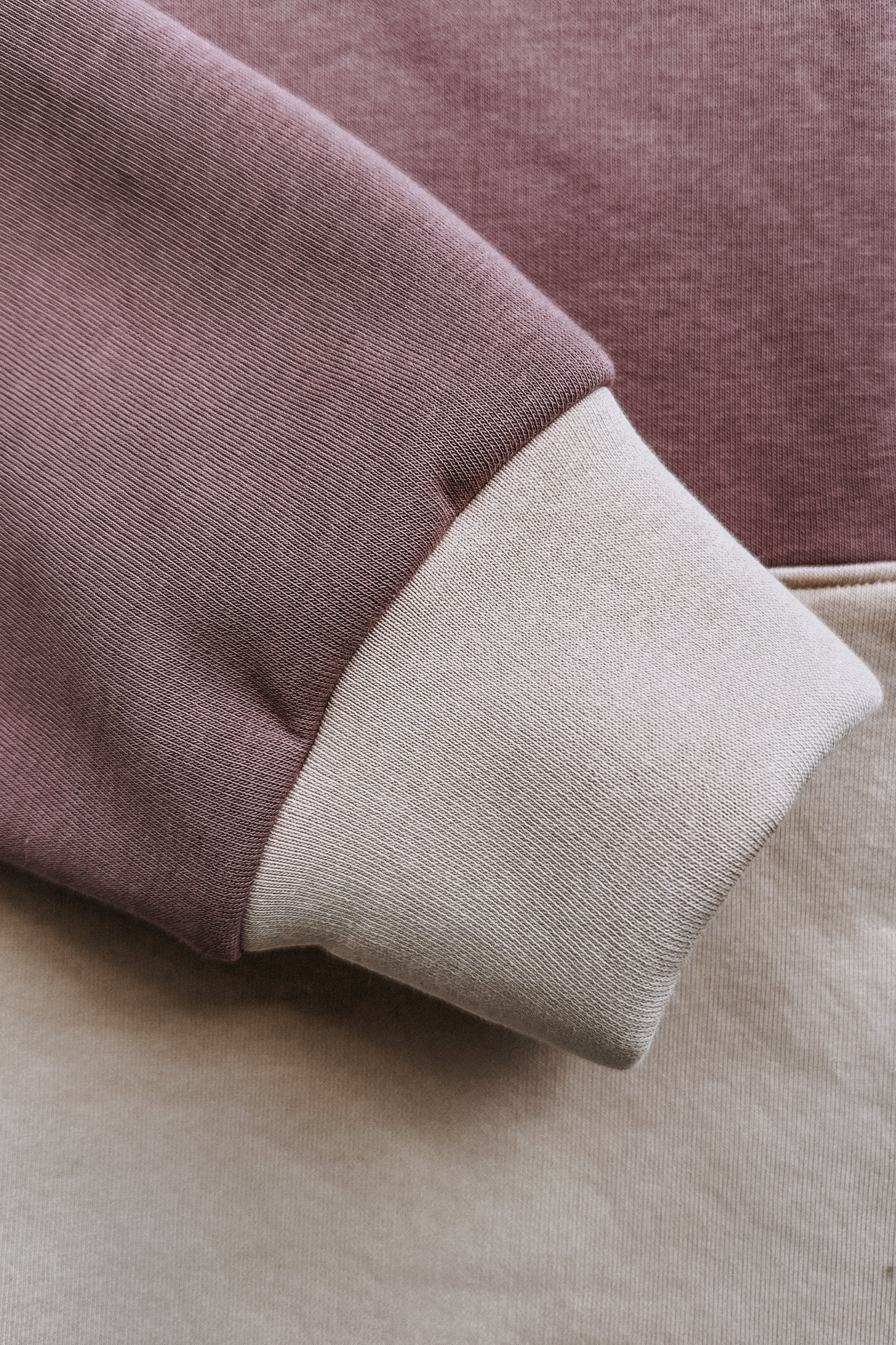 Sweat-shirt court Earthy