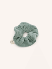 Chouchou en éponge vert sauge