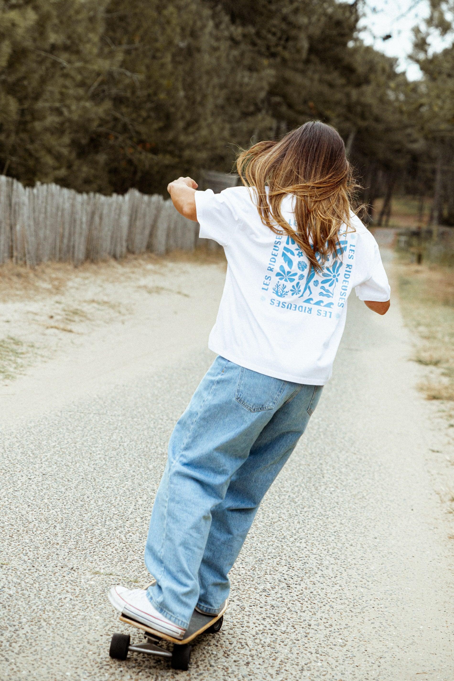 T-shirt oversize Endless summer blanc