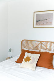 Coussin tufté Sun & moon