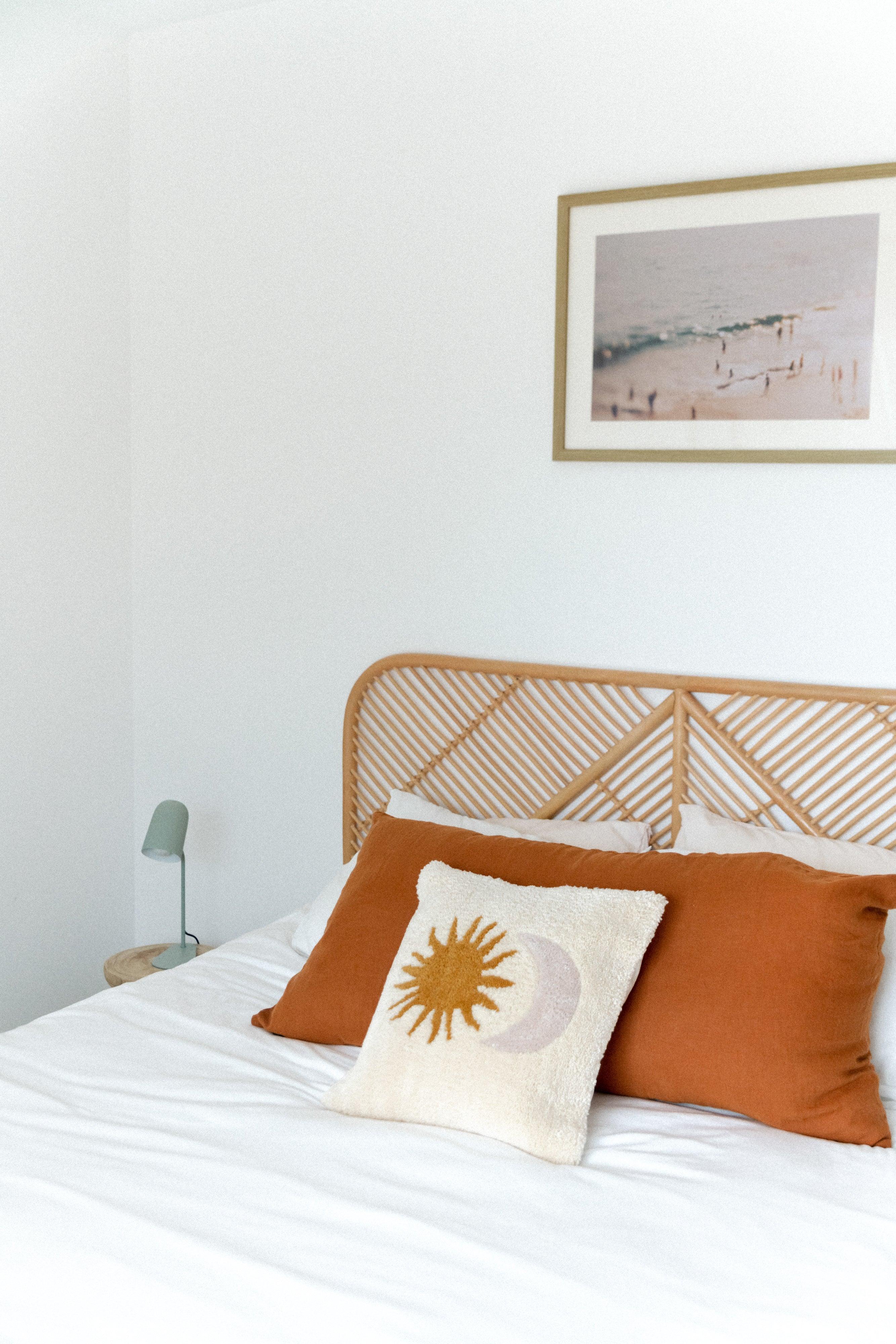 Coussin tufté Sun & moon