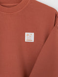 Charger l'image dans la visionneuse de la galerie, Sweat-shirt oversize French terry terracotta
