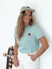 T-shirt unisexe vert sauge