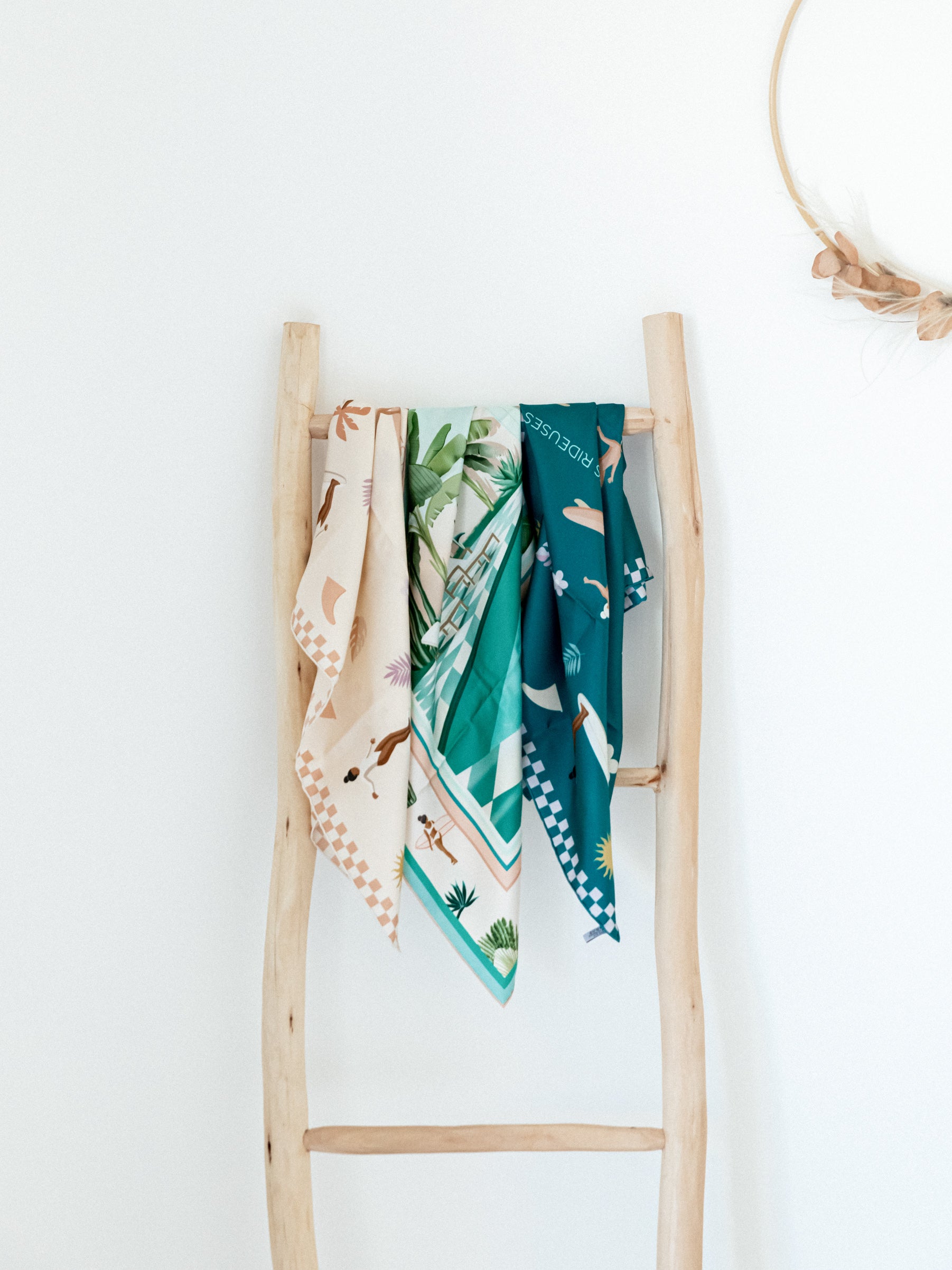 Foulard en soie Sunny days (vert)