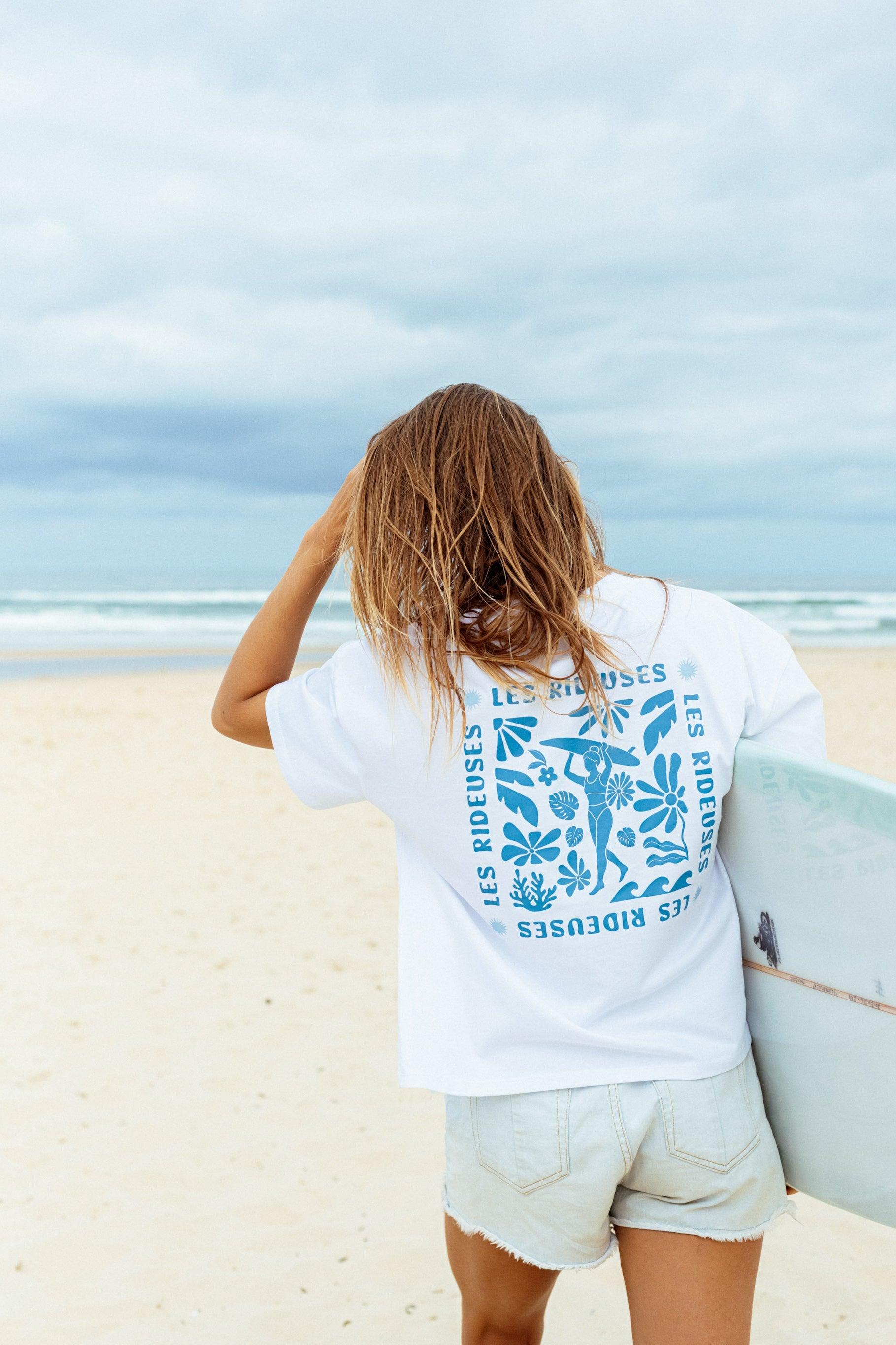 T-shirt oversize Endless summer blanc