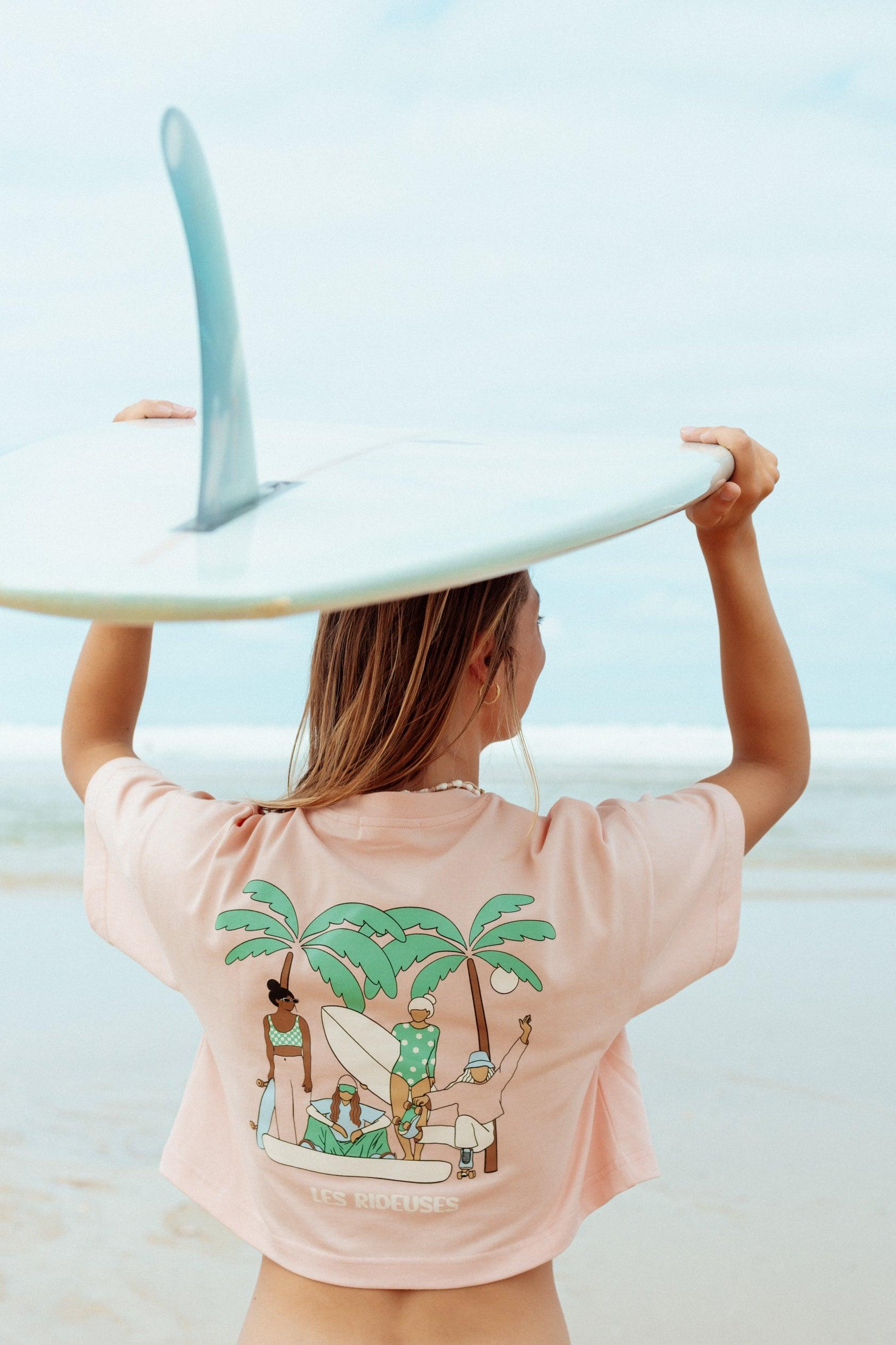 T-shirt oversize court Girls gang