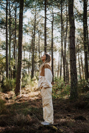 Polaire Double poches bi-matière velours