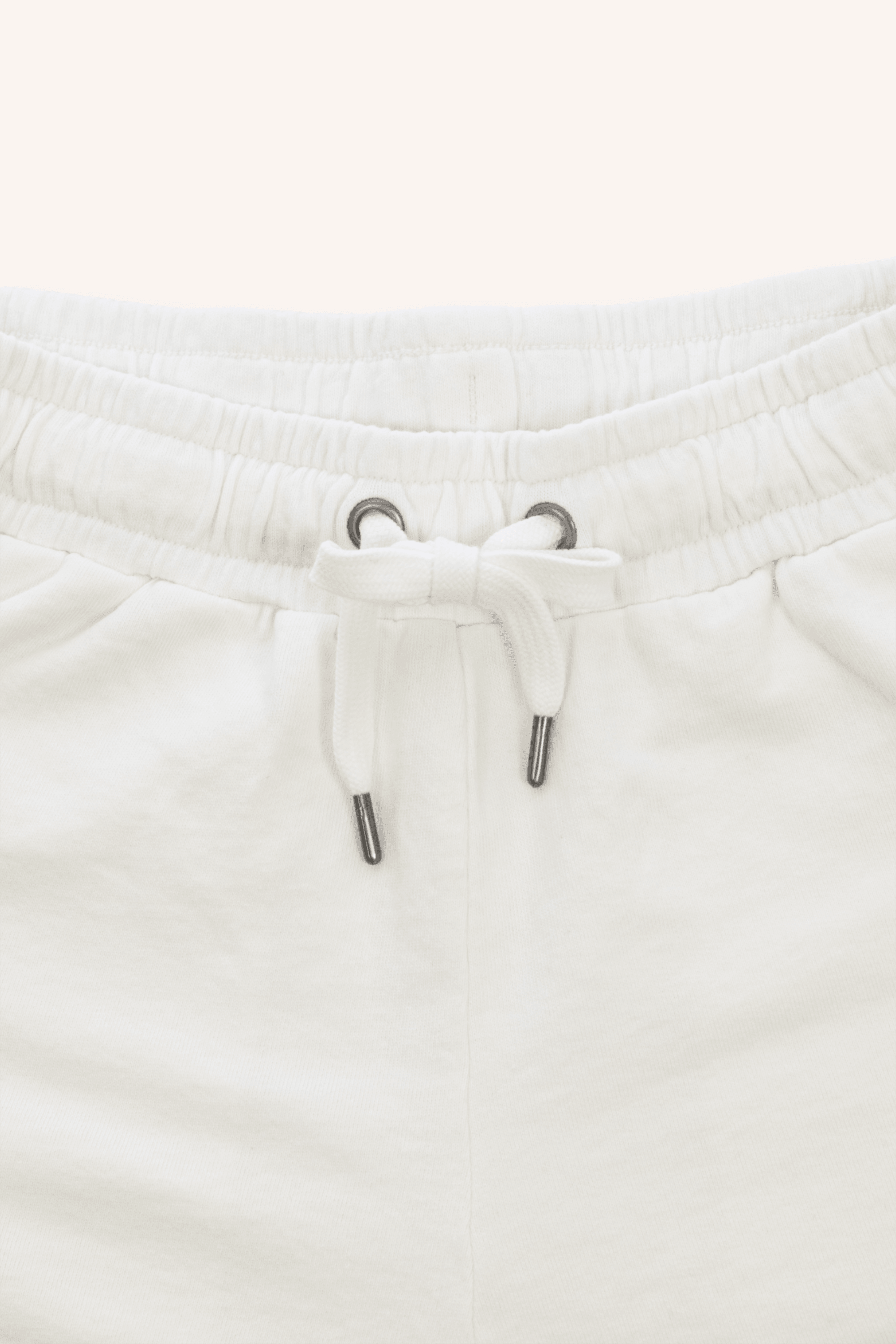Short French terry écru