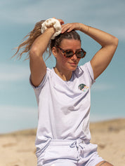 Chouchou en éponge écru