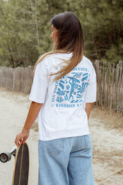 T-shirt oversize Endless summer blanc