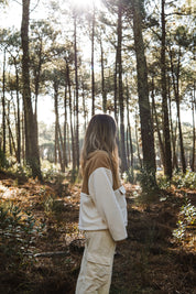 Polaire Double poches bi-matière velours