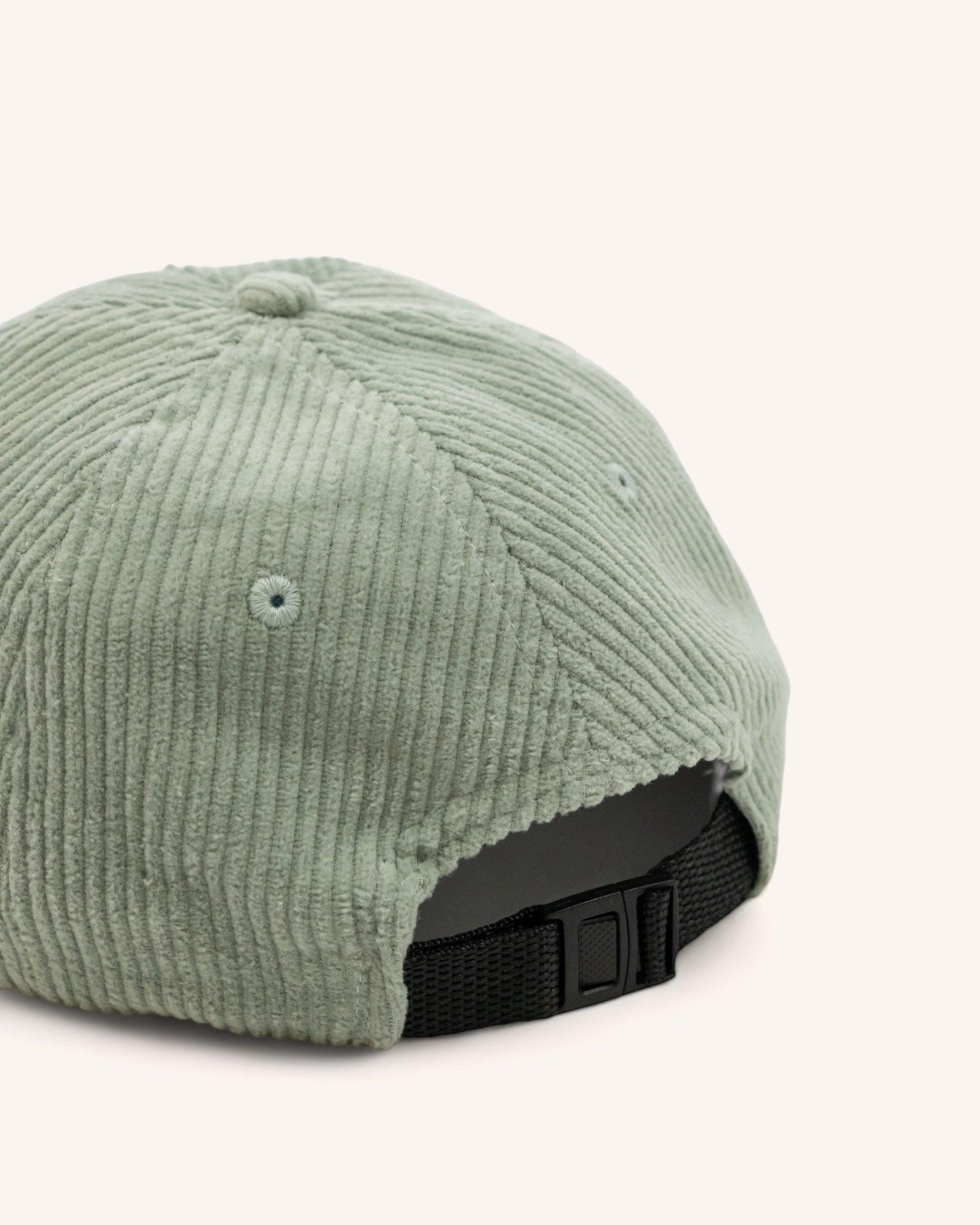 Casquette en velours vert