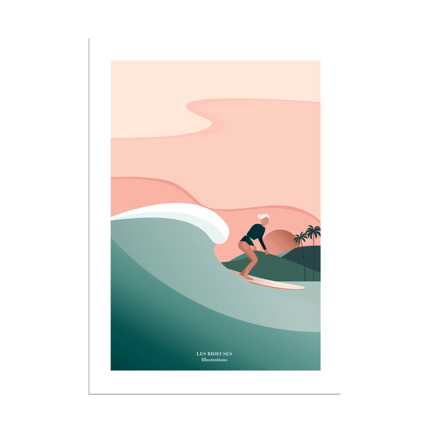 Surf and sunset