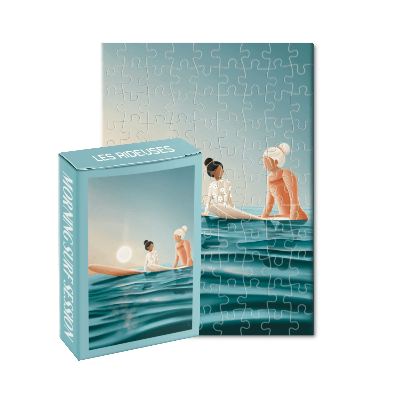 Mini puzzle Morning surf session, 99 pièces