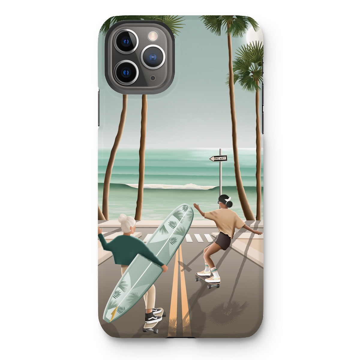 Coque de téléphone renforcée California vibes