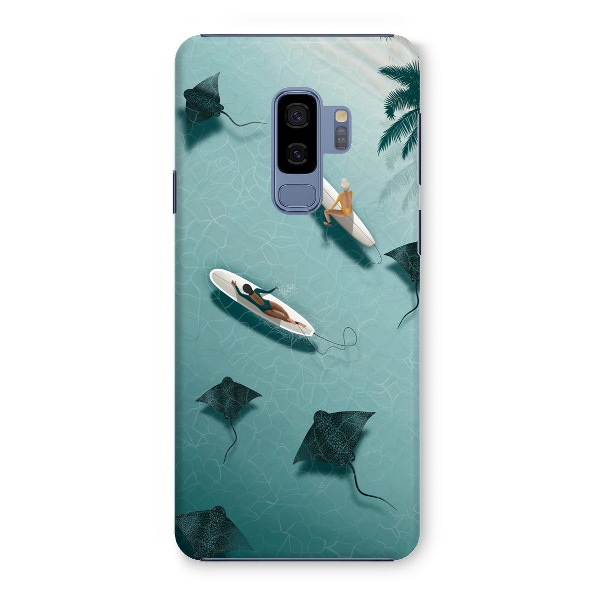 Slim Dancing with Rays Phone Case