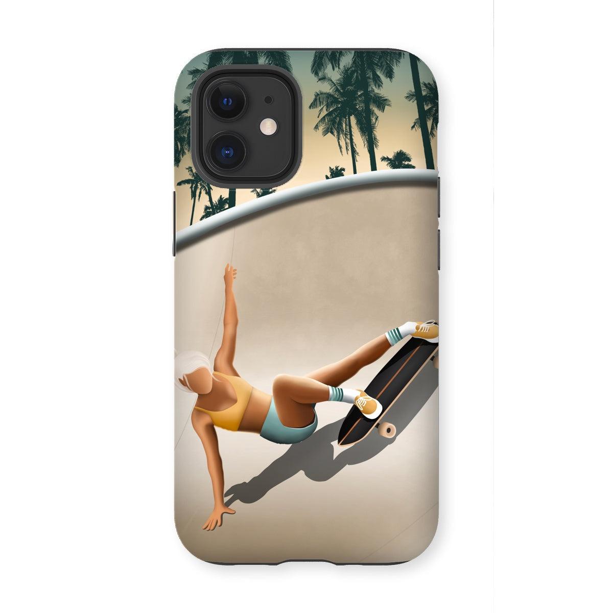 Skateboarding in Venice beach reinforced phone case