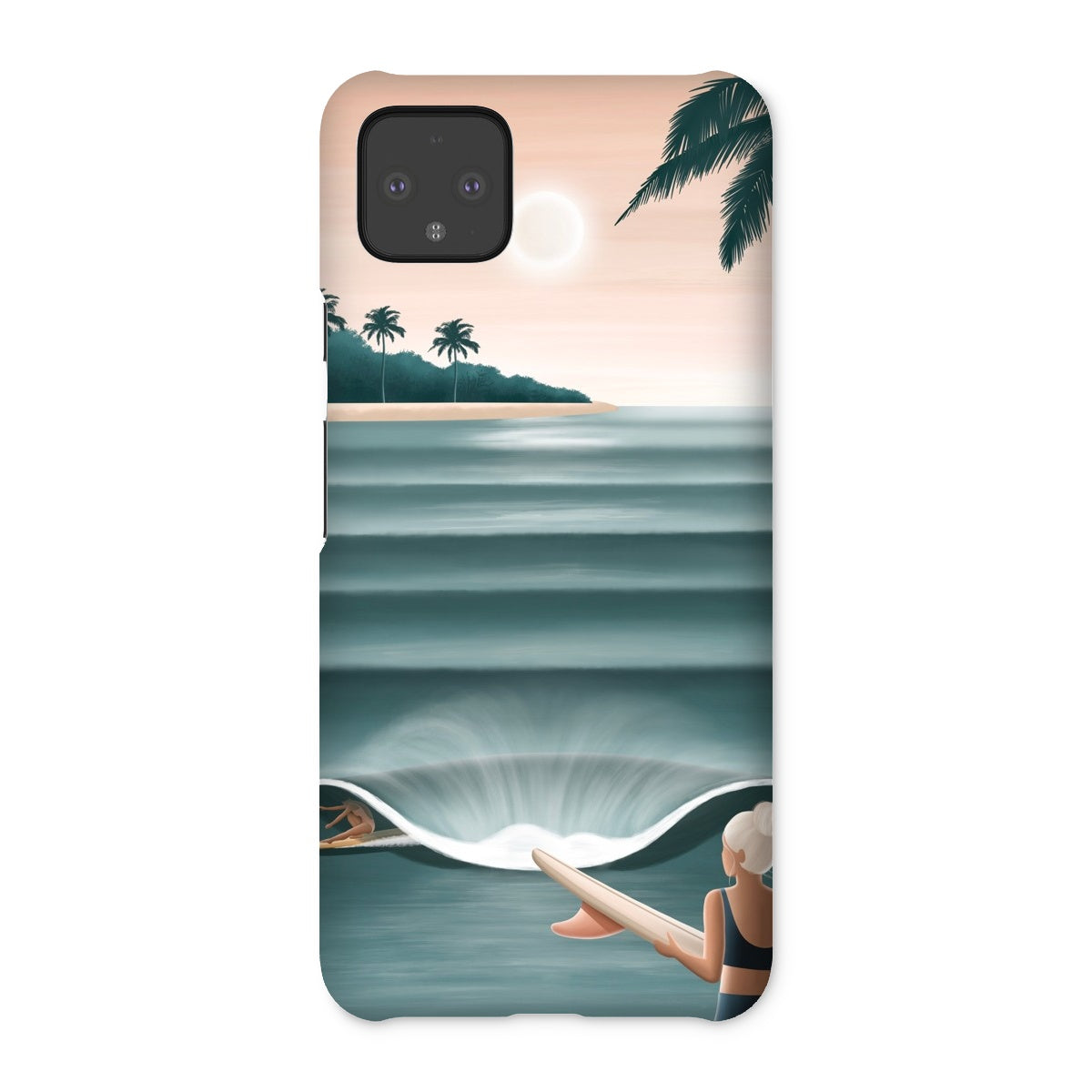 Dreamy lines slim phone case