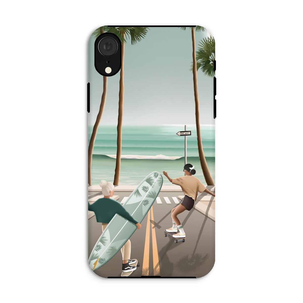 Coque de téléphone renforcée California vibes