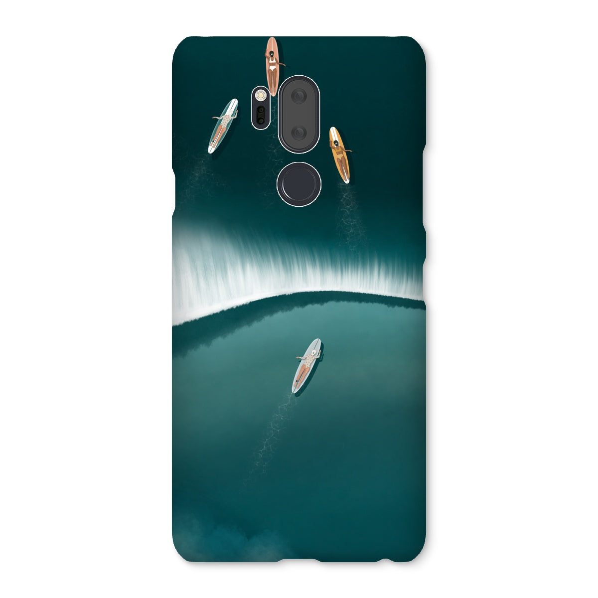 Slim Line up in Zicatela phone case